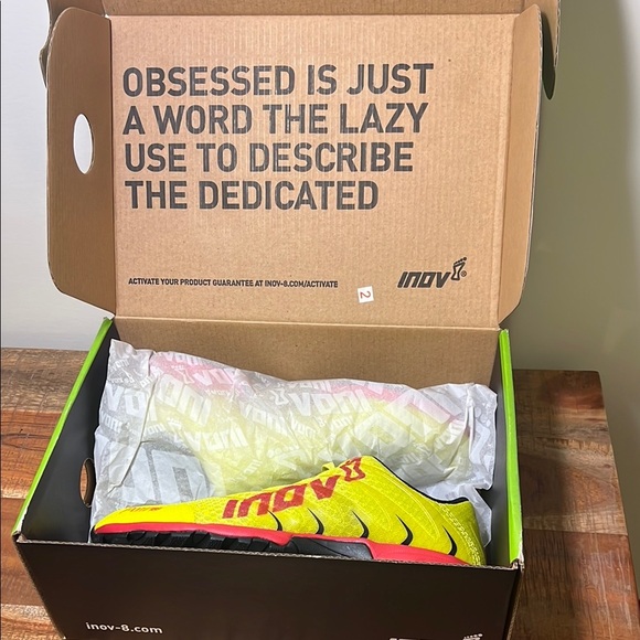 Inov-8 Lime and Berry Athletic Shoes, Women’s 7 - Picture 4 of 5